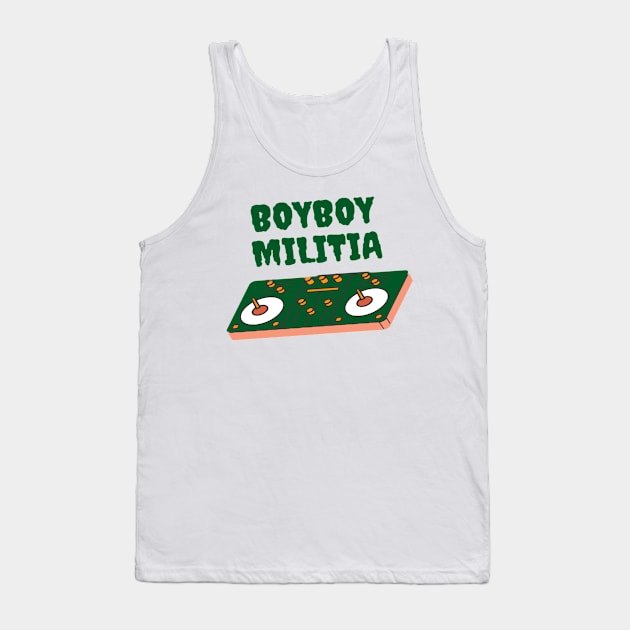 Boyboy Militia - vinyl collection (green & orange) Tank Top by BoyboyMilitia 